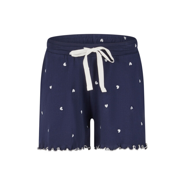 By Louise Dames pyjama lounge set donker hartjes BL-596-02 large