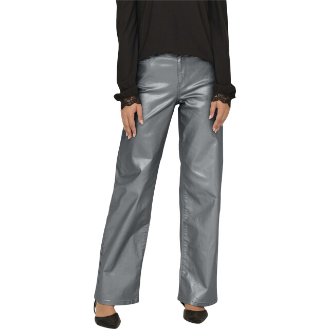 Only Onljuicy-viv hw w metal coated pant pnt gunmetal 15331673-177948 large