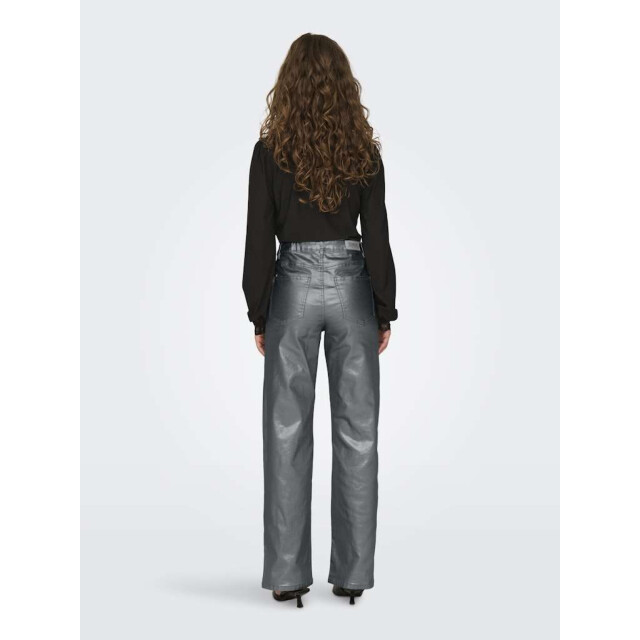 Only Onljuicy-viv hw w metal coated pant pnt gunmetal 15331673-177948 large