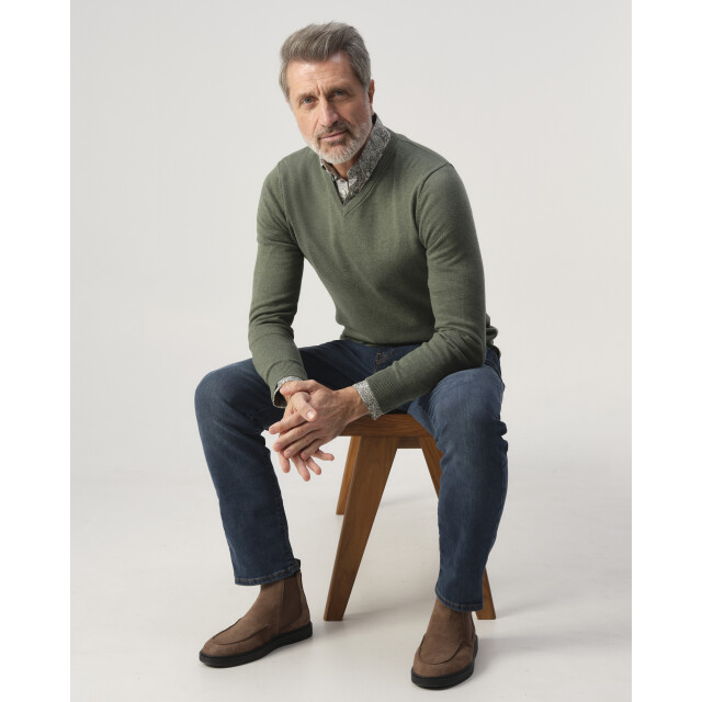 Campbell V-neck sweater london 102734-004-XL large