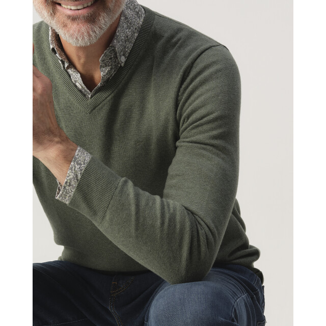 Campbell V-neck sweater london 102734-004-XL large