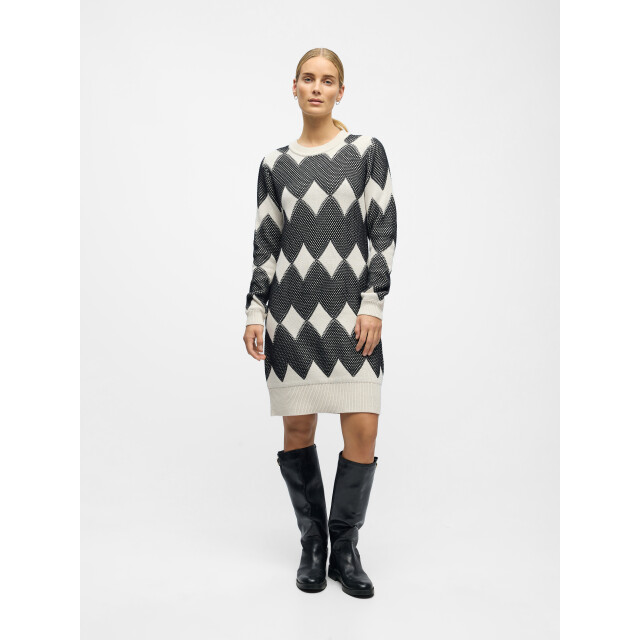 Object Objolympia l/s re knit dress 141 23047710 large