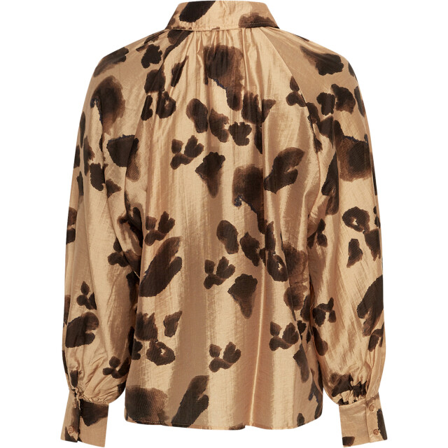 Moss Copenhagen Mschnilla romina top aop 19463-iced coffee leo large