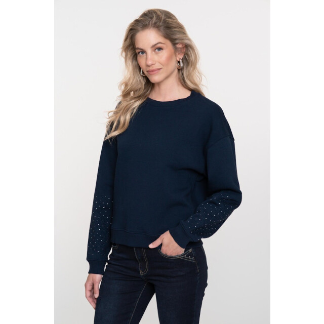 Geisha 52825-41 sweater sparkle sleeves 52825-41 large