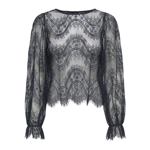 Jacqueline de Yong alice l/s lace top jrs 15360101 total eclipse 06012.261.0036 large
