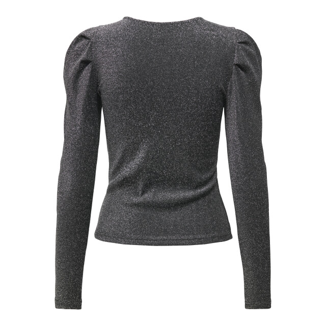 Only onlrich l/s glitter puff top jrs 15278055 silver glitter 06012.915.0091 large