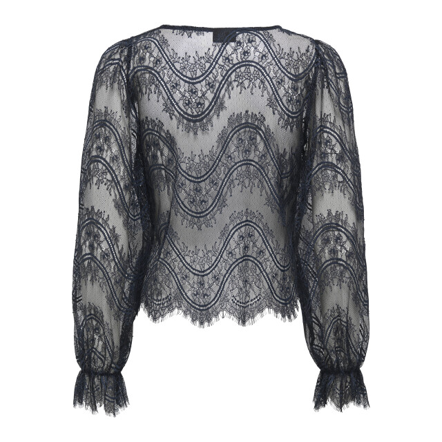 Jacqueline de Yong alice l/s lace top jrs 15360101 total eclipse 06012.261.0036 large