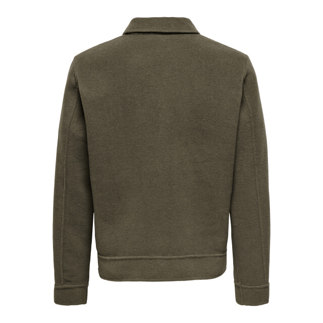 Only & Sons onsdenzel wool jacket otw 22034892 walnut 05111.840.0071 large
