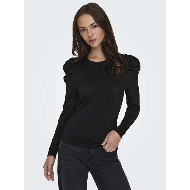Only onlrich l/s glitter puff top jrs 15278055 glitter 06012.991.0092 large