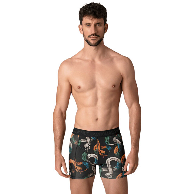 Muchachomalo Heren 12-pack boxershorts print/effen U-GOLDEN1010-16 large