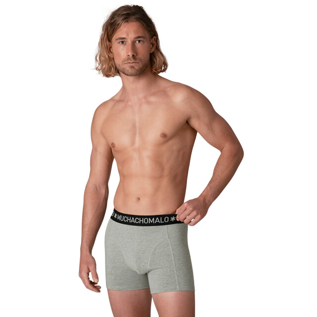 Muchachomalo Heren 12-pack boxershorts print/effen U-GOLDEN1010-16 large