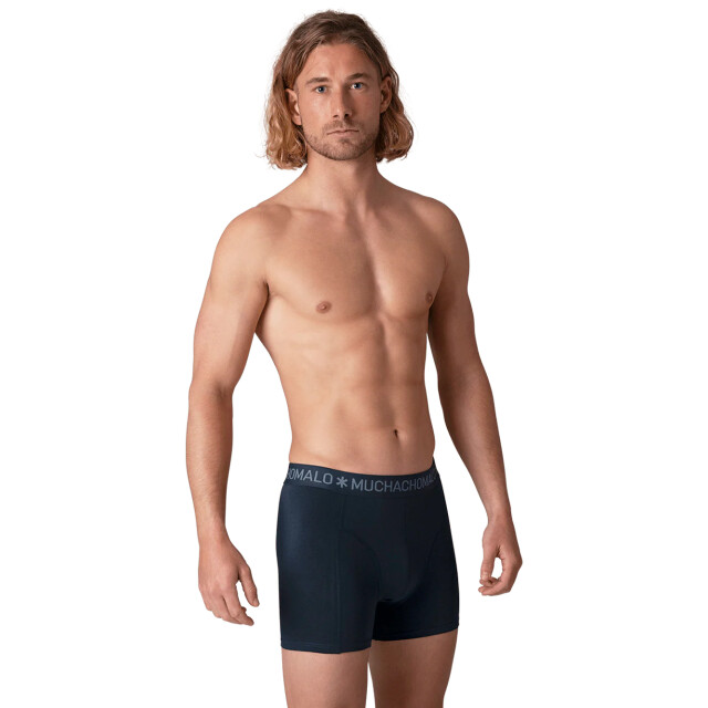 Muchachomalo Heren 12-pack boxershorts print/effen U-GOLDEN1010-16 large