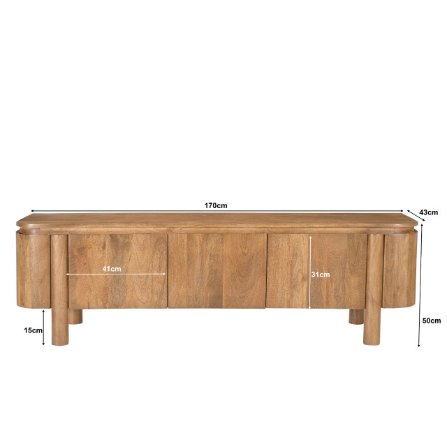 Livingfurn tv-meubel salano 170 cm - 3186044 large