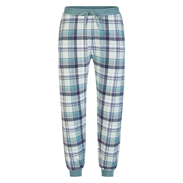 Phil & Co Heren pyjama set lang geruit groen PH-6107-02 large
