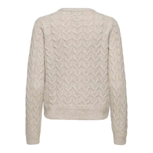Jacqueline de Yong Jdycarmen ls o-neck pearl pullover knt beige 4219.05.0127 large