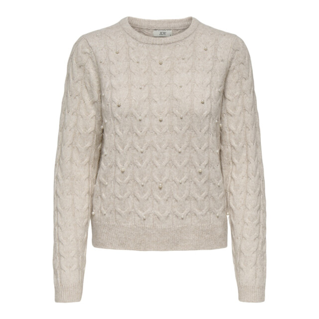 Jacqueline de Yong Jdycarmen ls o-neck pearl pullover knt beige 4219.05.0127 large