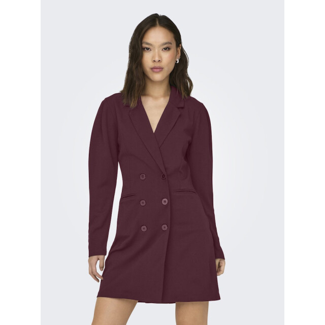 Jacqueline de Yong Jdycatia elsa ls blazer dress bordeaux 4409.47.0003 large