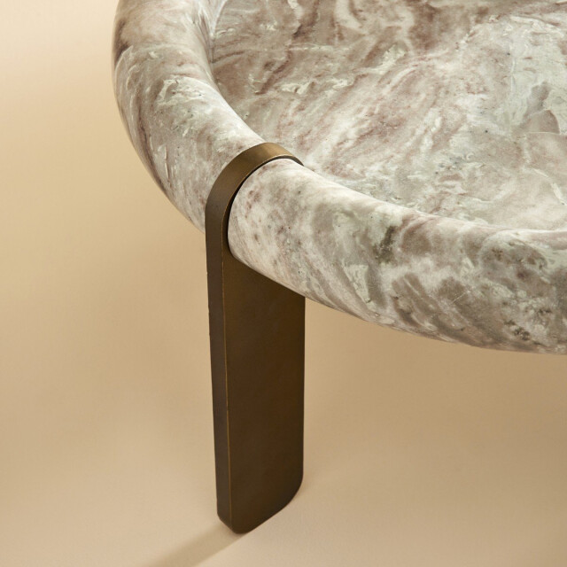 Signature Grote salontafel van marmer en metaal prosper 3330629 large