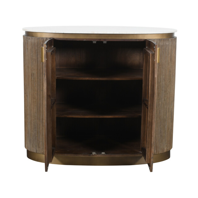 Signature Toonbank van massief hout en marmer buren 3330627 large