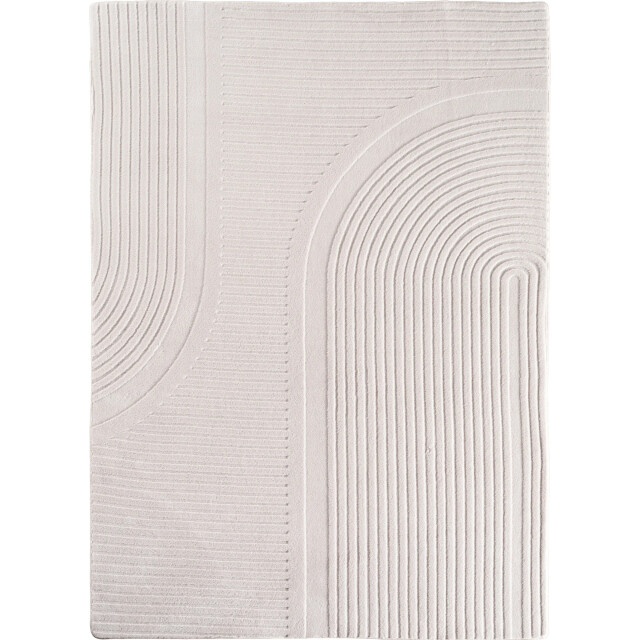 Muratap Japandi vloerkleed pompei hoogpolig scandinavisch design 3d-effect - 3321936 large