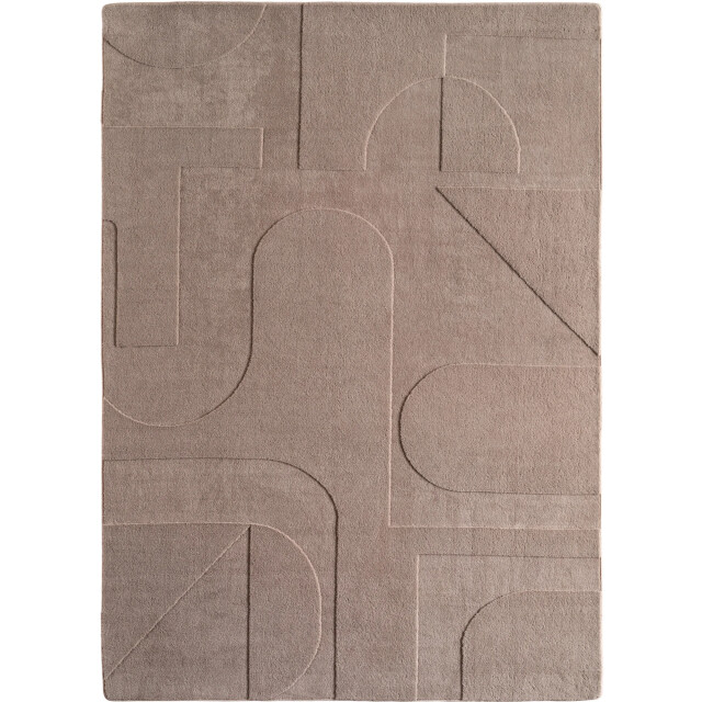 Muratap Japandi vloerkleed hoogpolig scandinavisch design 3d-effect - 3321909 large