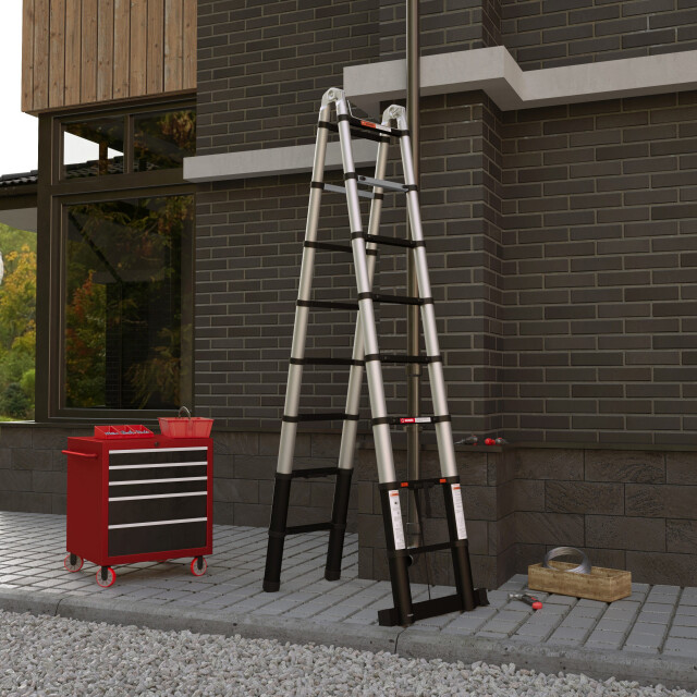 RMBO ® telescopische vouwladder 500 cm 3188055 large
