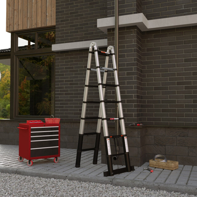 RMBO ® telescopische vouwladder 440 cm 3188054 large