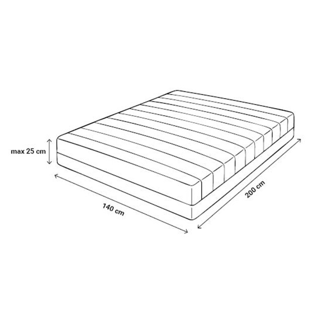 DoubleDry Hoeslaken flanel 100% zacht katoen tweepersoons 140x200 cm rondom 2827027 large