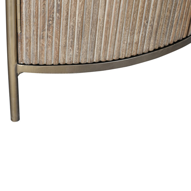 Signature Hoekrek van massief hout en marmer buren 3330628 large