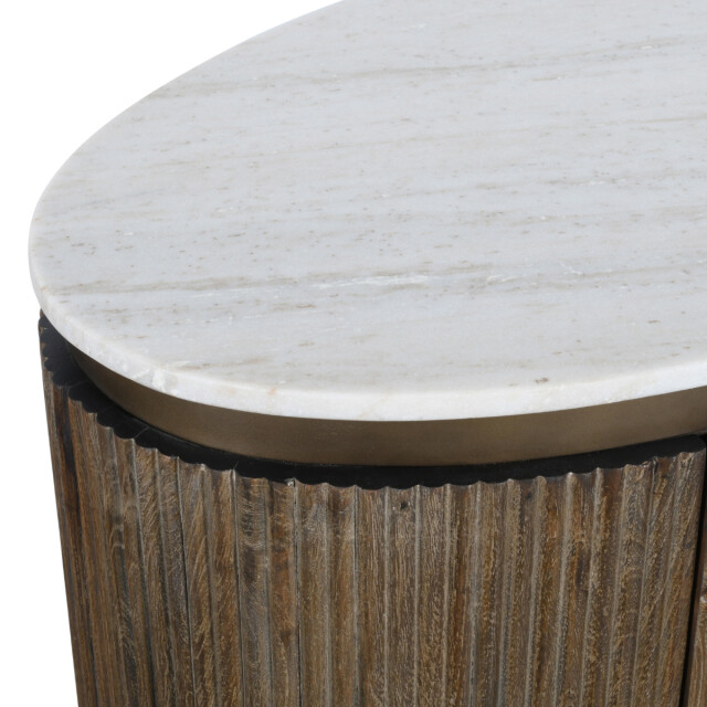 Signature Toonbank van massief hout en marmer buren 3330627 large