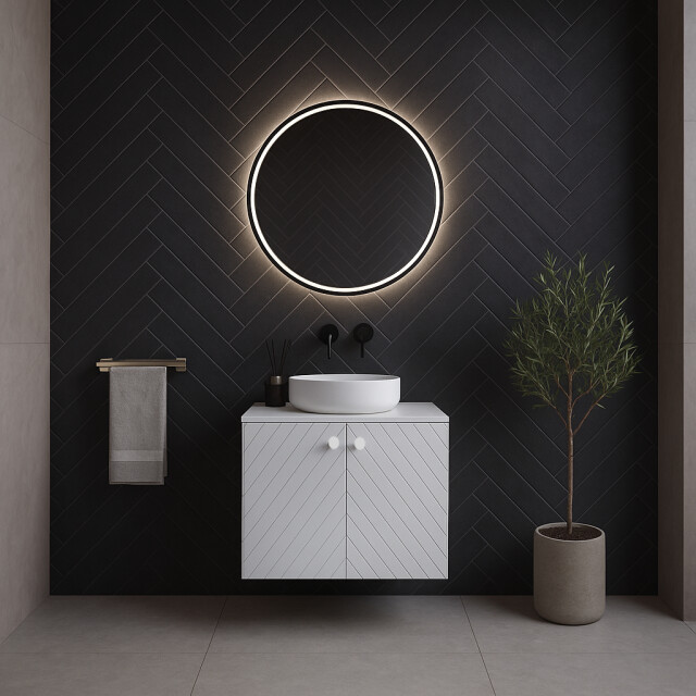 Badplaats Wastafel onderkast orlando 60 x 44 x 46 cm mat badkamerkast – 3180872 large