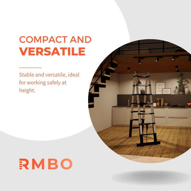 RMBO ® telescopische vouwladder 440 cm 3188054 large
