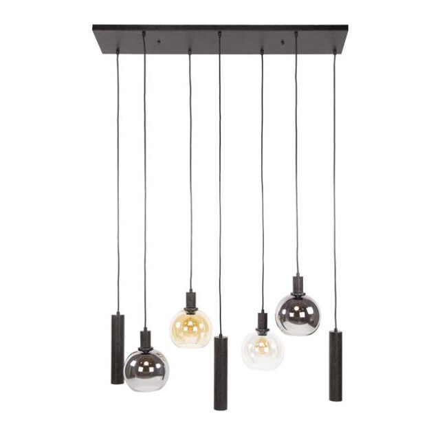 Hoyz hanglamp sfera tricolore 4+3-lichts artic 3275177 large
