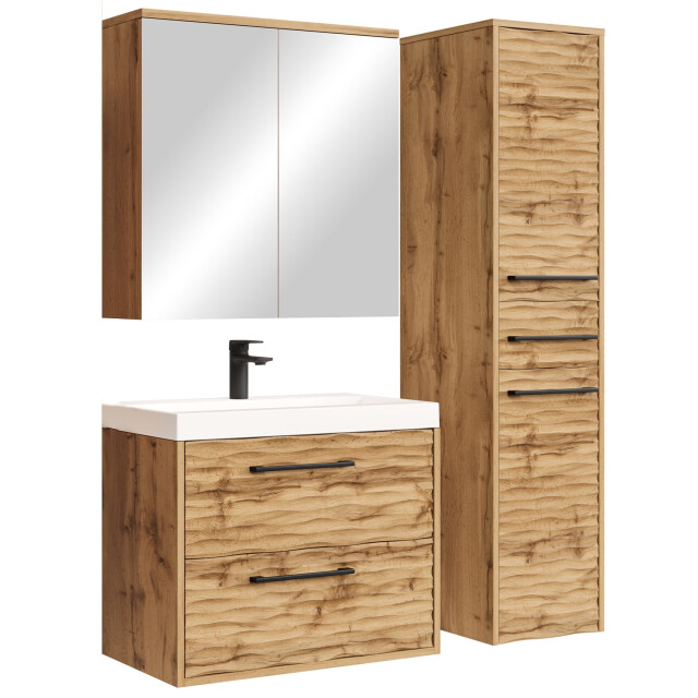 Badplaats Badkamermeubel set etna 60 cm - badmeubel met spiegelkast en 3180968 large