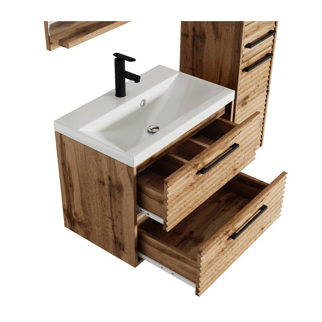 Badplaats Badkamermeubel set etna 60 cm - badmeubel met spiegelkast en 3180968 large