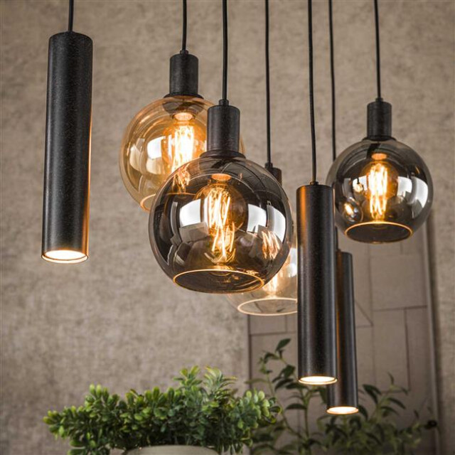 Hoyz hanglamp sfera tricolore 4+3-lichts artic 3275177 large