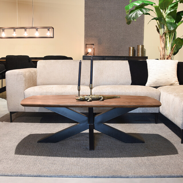 Label51 Salontafel zane 120x65x40 cm espresso mangohout 3183548 large