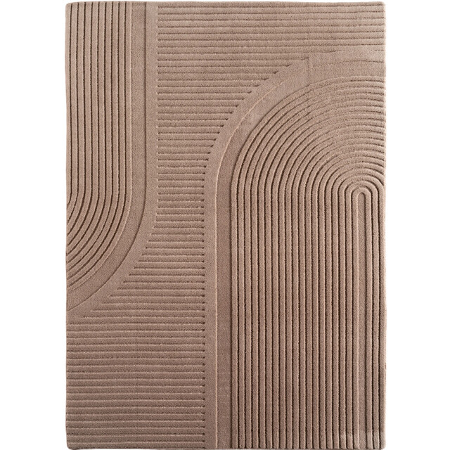 Muratap Japandi vloerkleed pompei hoogpolig scandinavisch design 3d-effect - 3321940 large