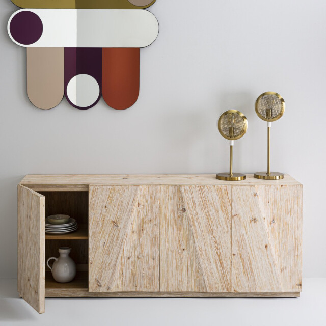 Signature Buffet 2 portes et 3 tiroirs en pin massif l200cm victor 3332684 large