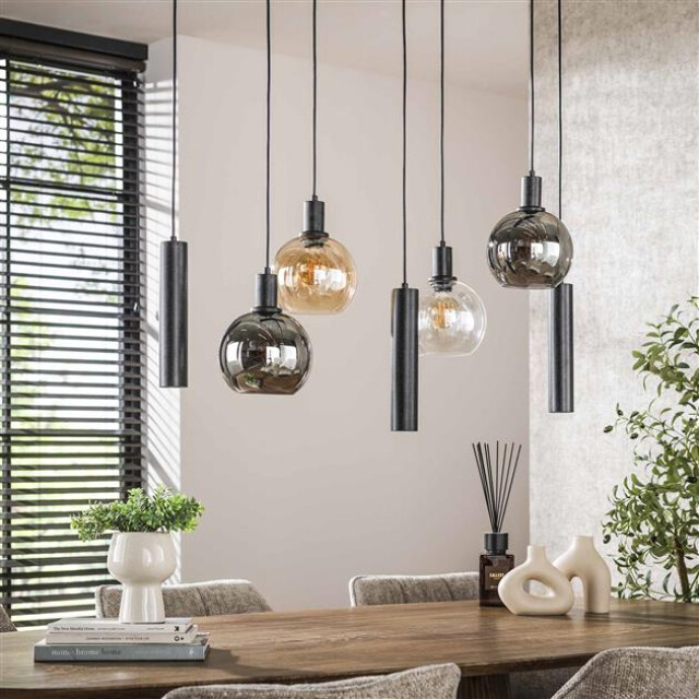 Hoyz hanglamp sfera tricolore 4+3-lichts artic 3275177 large