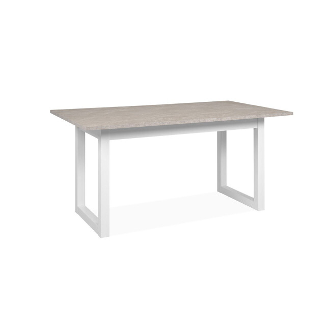 CaliCosy Uitschuifbare eettafel travertin en wit l160/200 cm houston 3332672 large