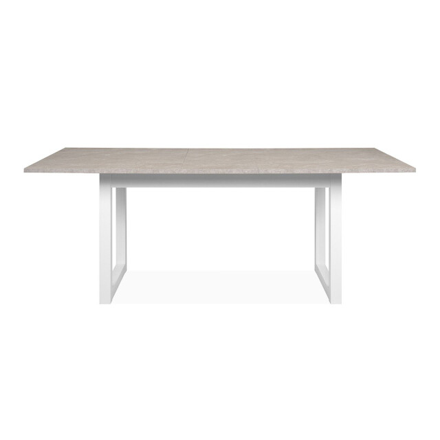 CaliCosy Uitschuifbare eettafel travertin en wit l160/200 cm houston 3332672 large