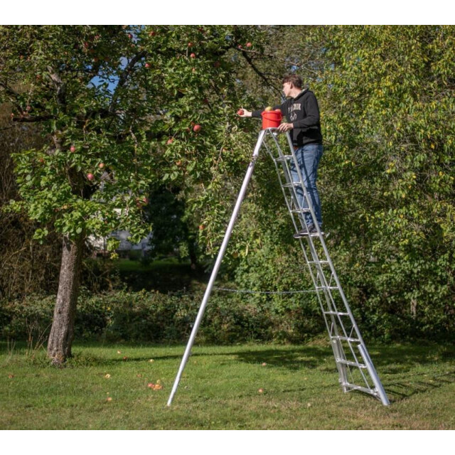 Niwaki Driepoot tuinladder 330 cm verstelbaar/ snoeiladder tripod ladder 3169346 large