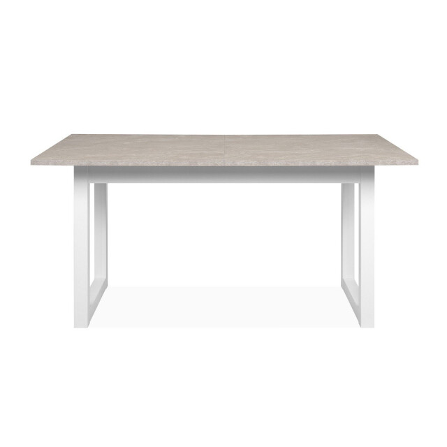 CaliCosy Uitschuifbare eettafel travertin en wit l160/200 cm houston 3332672 large
