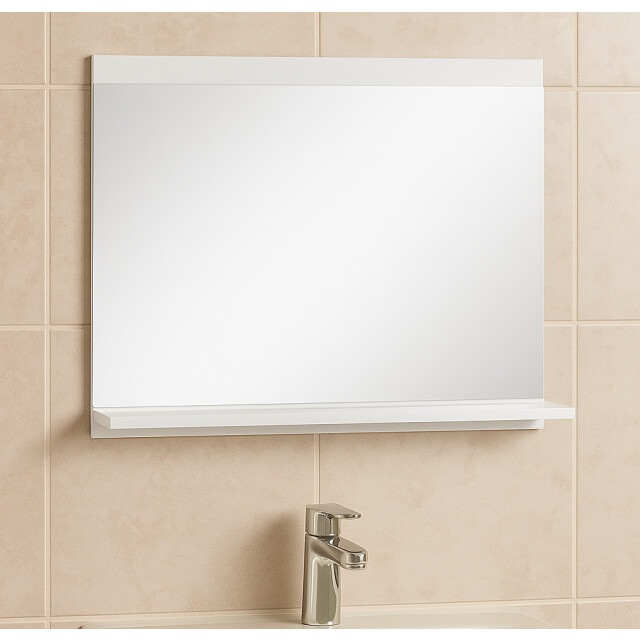 Badplaats Badkamerspiegel montreal 60 x 12 x 50 cm - spiegel met houten 3181142 large