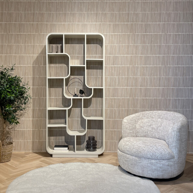 Brix boekenkast logan off white 30x90x190cm 3285975 large