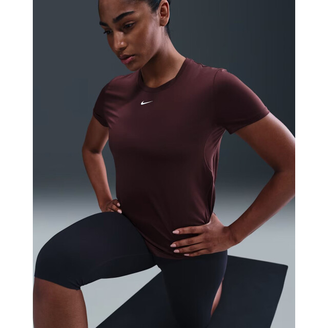 Nike One classic women's dri-fit sh training t-shirt korte mouw dames - 073026_600-S large
