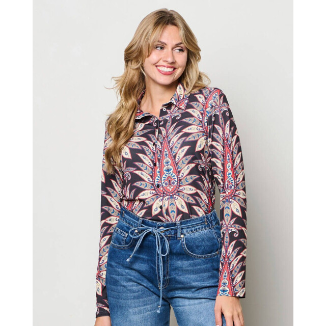 &Co Woman Lotte blouse -black LOTTE PAISLEY BLACK large