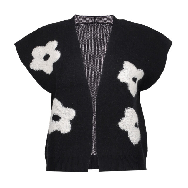Geisha Vest flower 54514-10 -black 54514-10 large