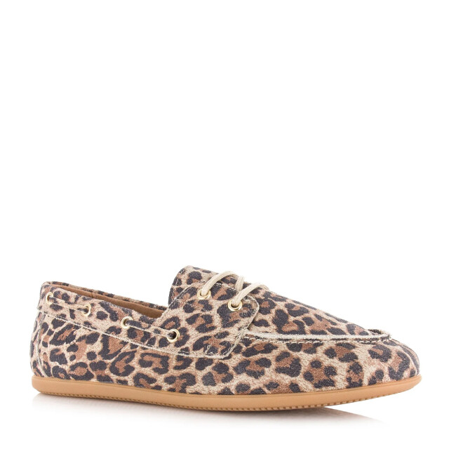 DWRS Label Dwrs latty leopard mocassins cognac mocassins dames B11927-03 8808 large